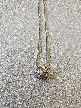 Nordstrom Cubic Zirconia Dahlia Necklace